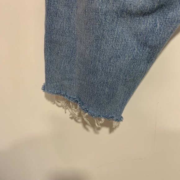 Levis 501 CT Mens Denim Cutoff Shorts Button Fly Blue Size W36 L30 - Picture 9 of 9